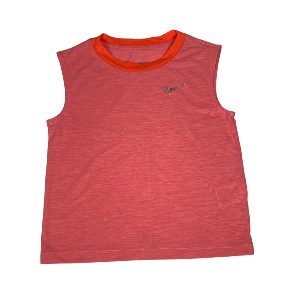 Nike Girls Yoga Dri-fit Tank Training Size M Pink Salt NWT